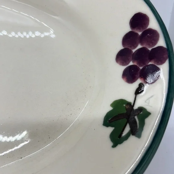 1994 Hartstone Pottery Serving Platter, Hard to Find Woodland Pattern - Picture 3 of 6